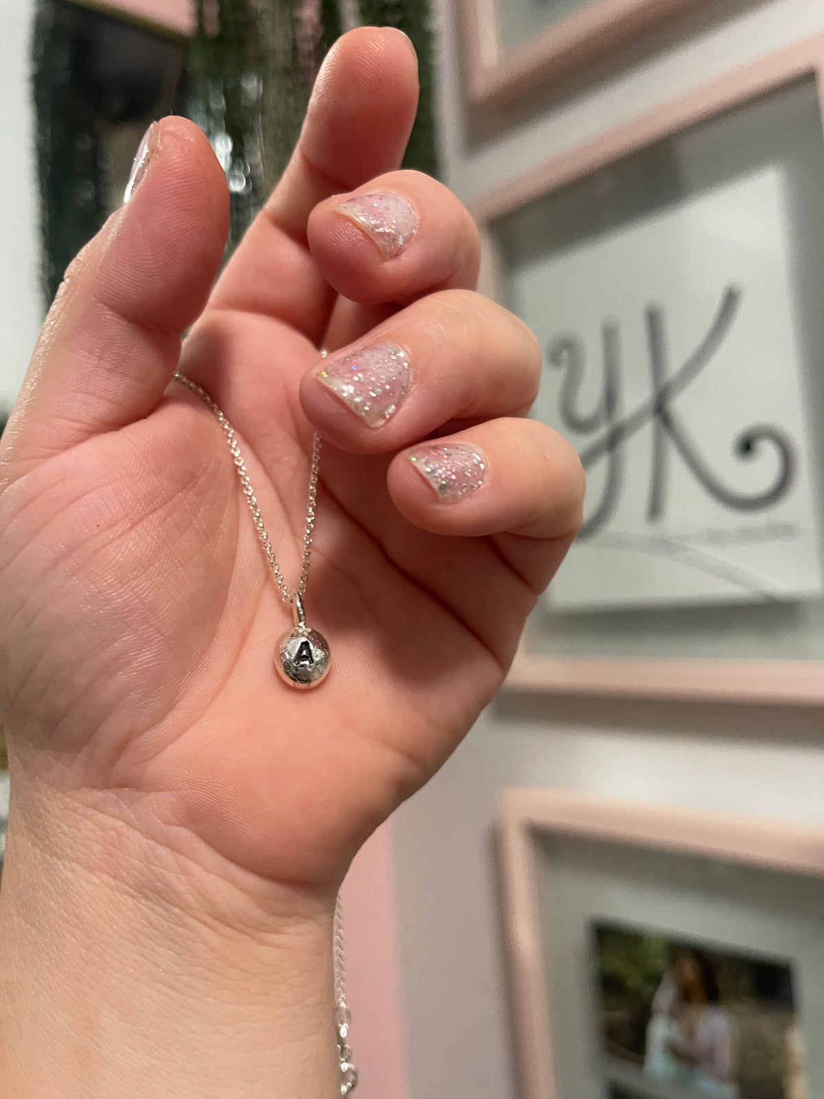 Initial Drop Necklace