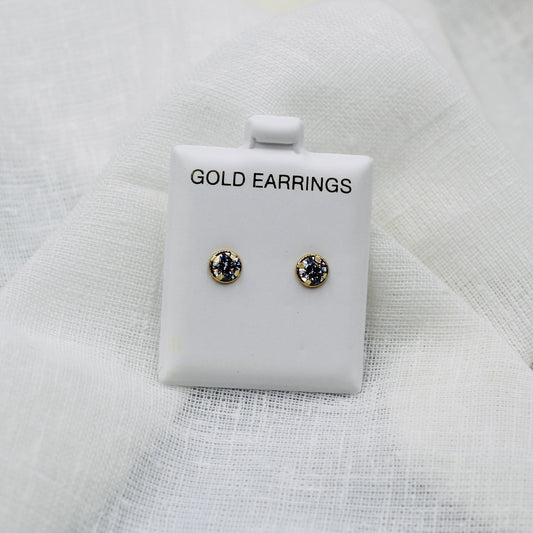 Round Zirconia stud M