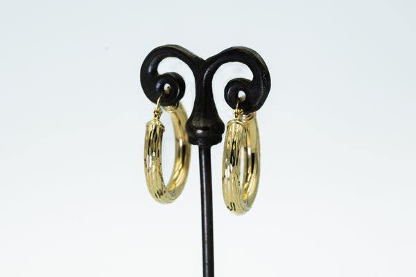 Texturized Lux Hoops