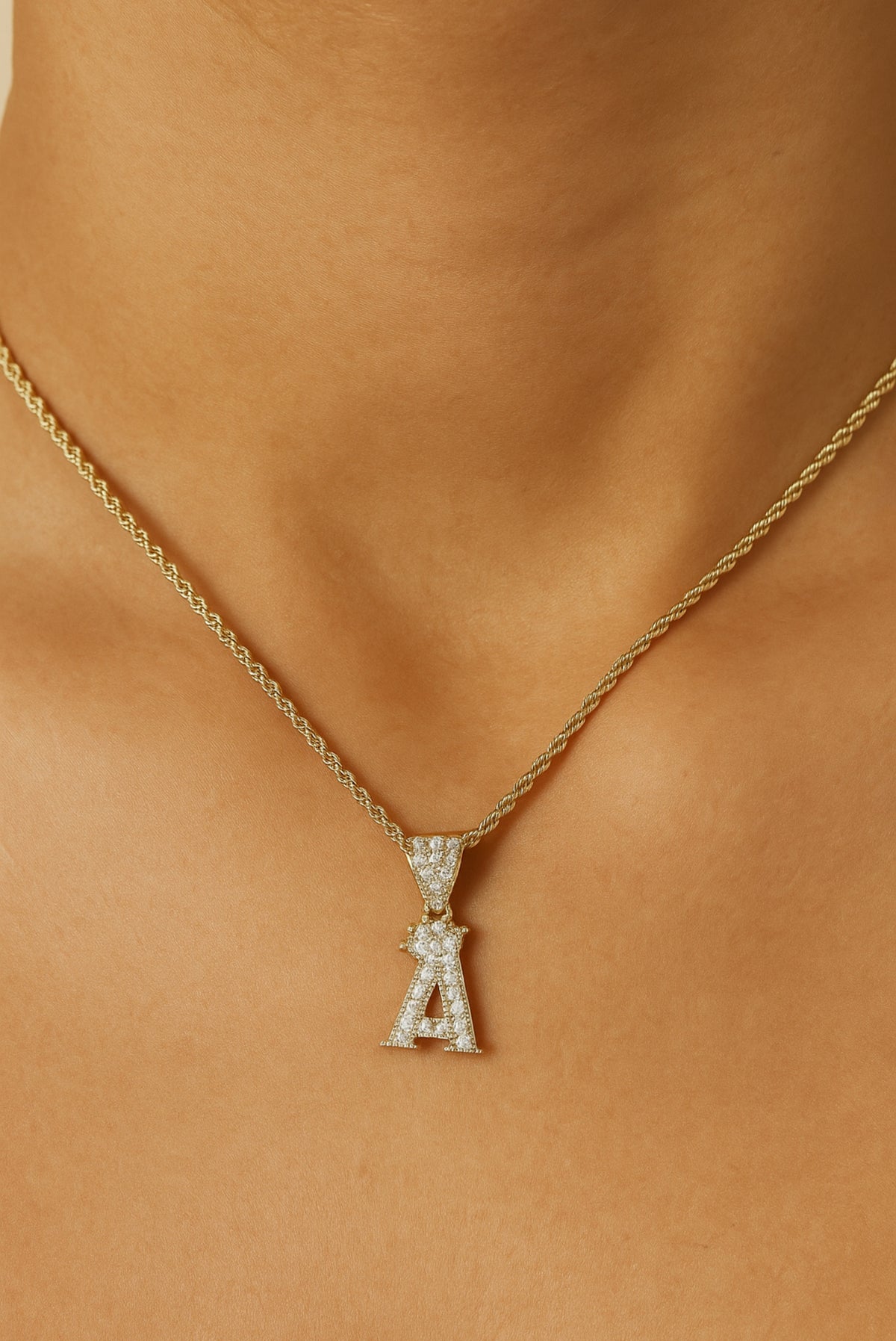 Inicial A with Crown