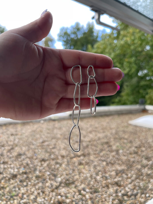 Chain earrings