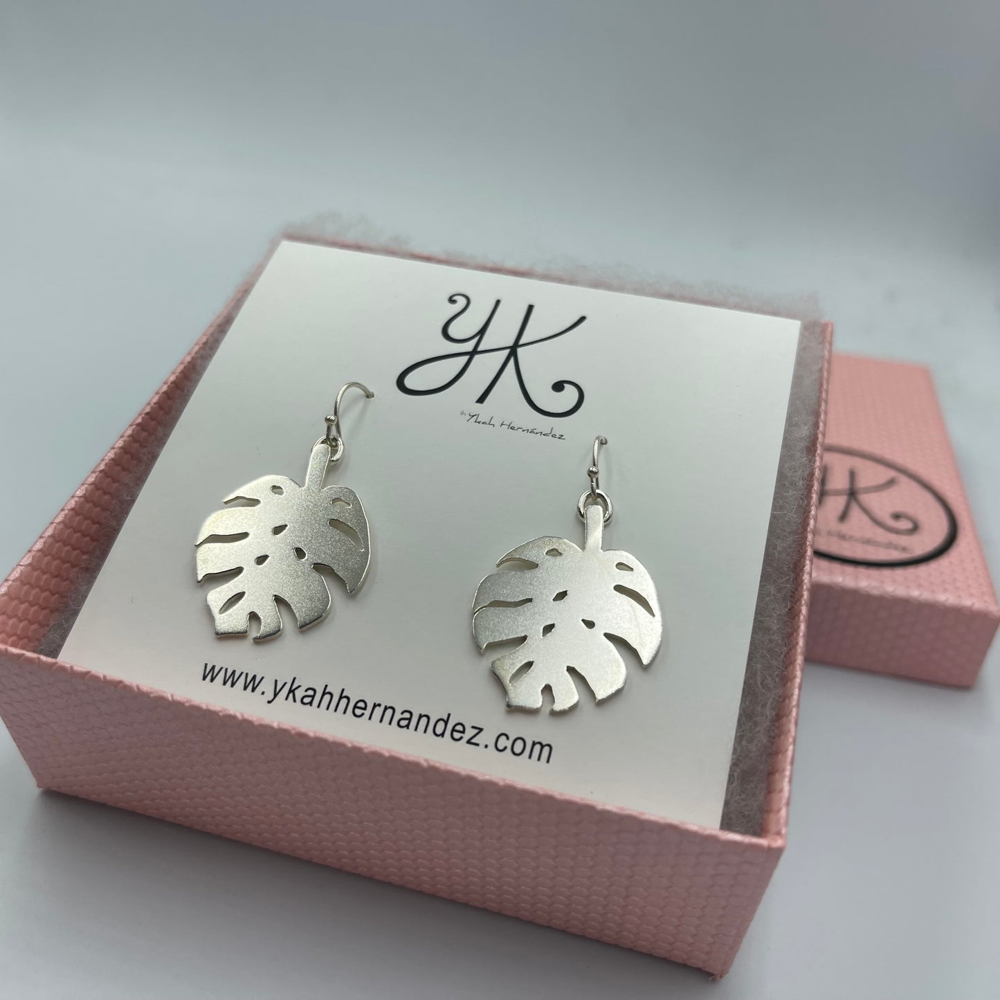Tropical Leaf Earrings