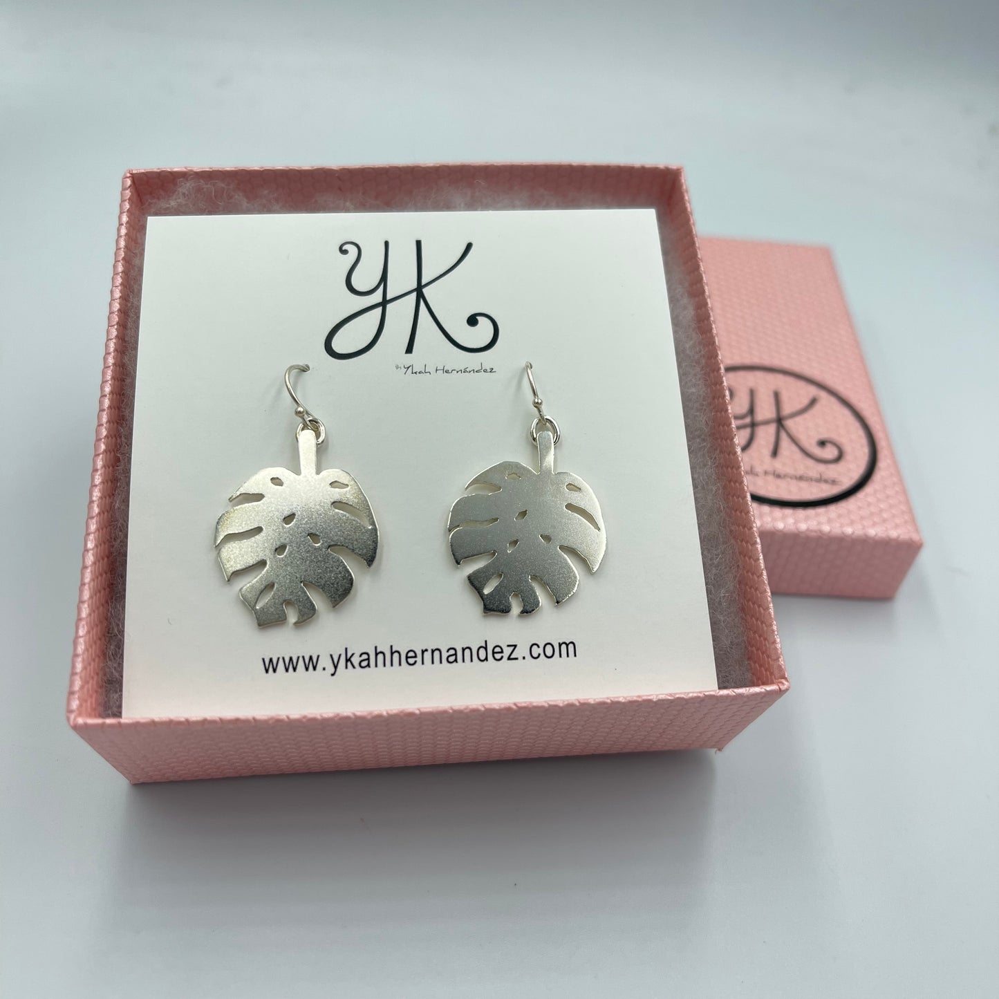 Tropical Leaf Earrings